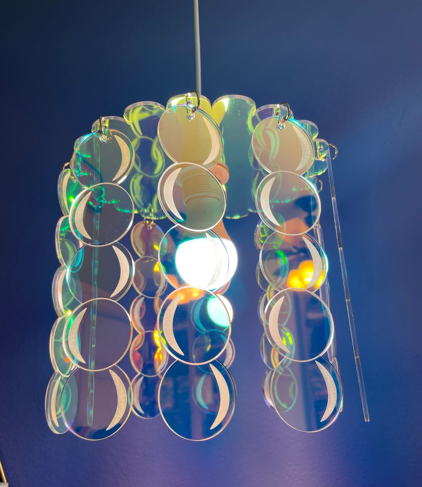 Acrylic Bubble Iridescent Rainbow Chandelier/Pendant Hanging Lamp/Iridescent Rainbow