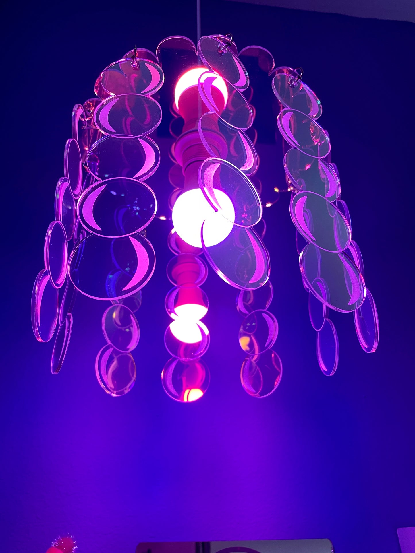 Acrylic Bubble Iridescent Rainbow Chandelier/Pendant Hanging Lamp/Iridescent Rainbow