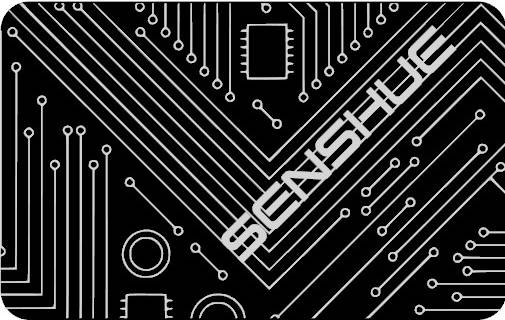 5-Personalized Gamer Access Card/BlackMetal Business Card/Cyberpunk Circuit Board Design/