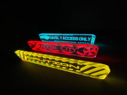 Cyberpunk/Futuristic LED Key Chain/7 Colors/USB Charging Cord