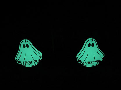 Boo Sheet Glow In The Dark Ghost Earrings/Halloween/Goth/Ren Faire