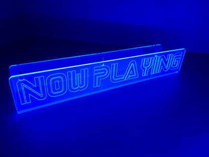 Neon Acrylic Album Shelf/Now Playing/Glows in BLACKLIGHT!