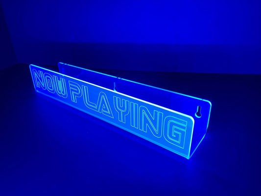 Neon Acrylic Album Shelf/Now Playing/Glows in BLACKLIGHT!